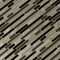 Ackland Tesora Mocha Interlocking 12 in. x 12 in. Mixed Glass Porcelain Blend Mosaic Wall Tile, 15PK AKM-SP-TEMO12X12ILX-CA - alternate 2